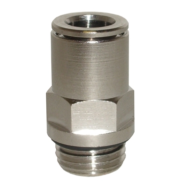 Stop fitting nickel plated brass BSPP(G)